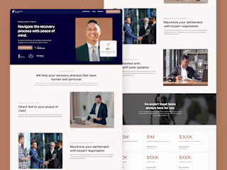 Lawyer Website | Web Dev + UI Design