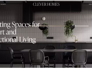 Clever Homes - Website Design