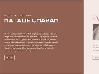 Natalie Chaban Website Copy