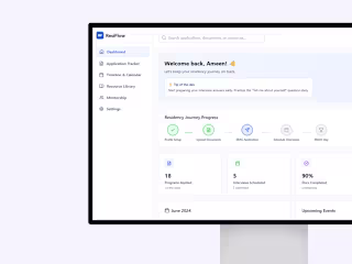 ResiFlow – Residency Dashboard for Medical Students