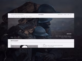 Statement Films - Startup Website Design 