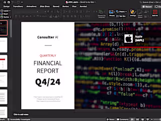 AI-Generated Quarterly Financial Reports at Scale 