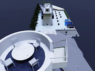 3D exterior design for an hotel concept design