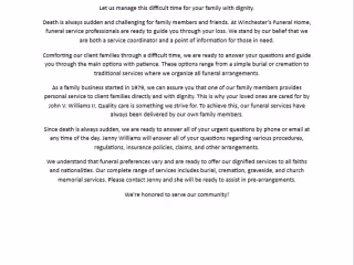 About us page for small business