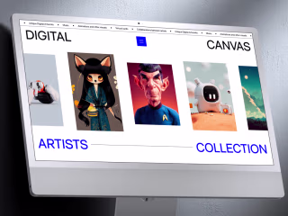 NFT Crypto Web Site UX/UI design