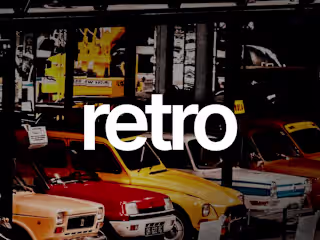 Retro Landing Page Built on Framer