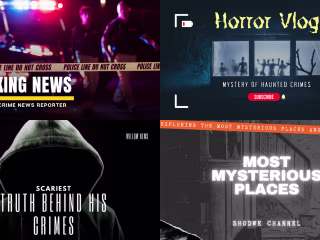 Youtube Thumbnails for Crime Videos