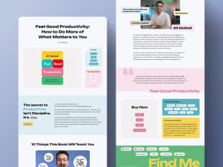 Framer | Landing page for a book