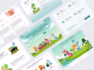 Likearth Studio Landing Page, Brand & Visual Identity 