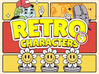 Retro Characters Vol.2