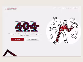 Creative 404 Page – Lost, But in Style!