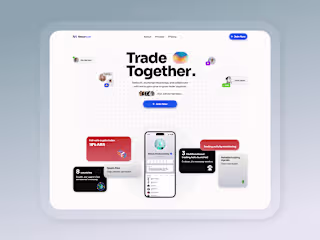 Crypto Community Landing Page / Web Design