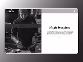 Denya Cafe Website Development