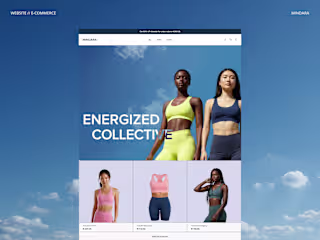E-commerce website - Mindara lifestyle