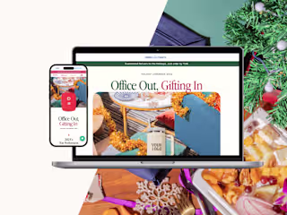 Fresh Prints Holiday Lookbook Landing Page