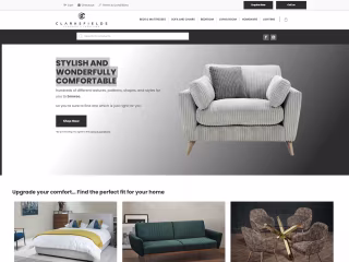 Landing Page Design For a Furniture Website 