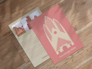 Info Flyer About Grundtvigs Kirke in Copenaghen