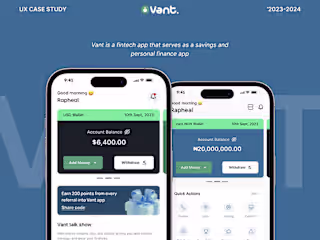 Vant App - Fintech Case Study