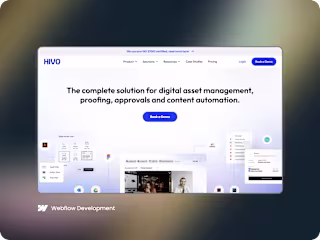 Migration of HIVO website to Webflow