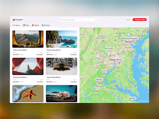 Web App development for Campstr