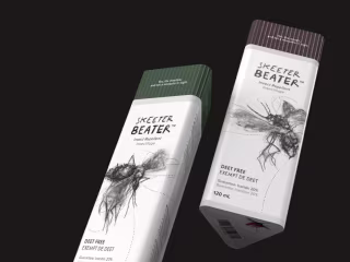 Skeeter Beater - Package Redesign + Case Study on Behance