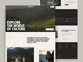 Travel Agency Website Design