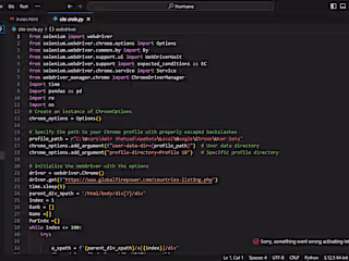 Automated Web Scraper for Turo Car Listings with Selenium