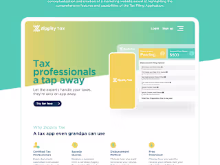 Tax Filing SAAS Website on Behance