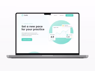 Cura Marketing Website