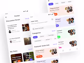 Book Club Forum App