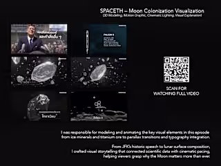 Moon Colonization – Mineral-Based Visual Storytelling