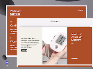 Wellspring Website UI/UX Design