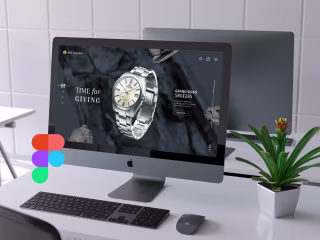 Creative UI and UX Design for Luxury Watch store 