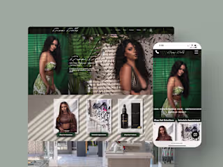 Beauty Salon Website Development
