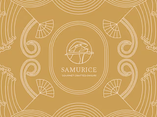 Samurice: Logo Identity and Social Media Designs
