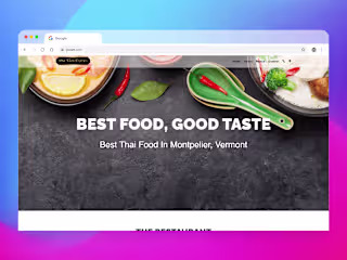 Pho Thai Express : Restaurant Website