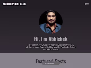 Next js first website