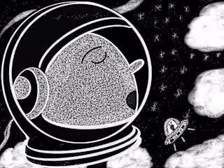 Ebenezer Somado - Be absent-minded | Illustration