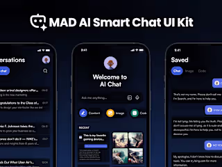 Mad Ai - Smart Chat UI Kit Design