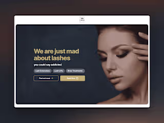 Lash Addiction Framer Website