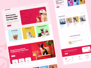 Oak & Bark Pet Shop, E-Commerce Website Design