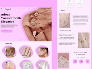 Elegant - Landing Page :: Behance