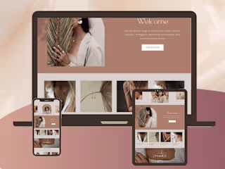 Website design for a jewellry brand