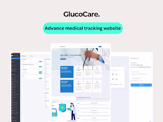 Glucocare - Advance medical care software with React and Django
