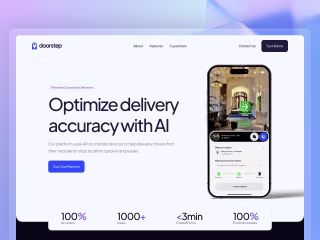 Doorstep Rebrand & Landing Page Desgin