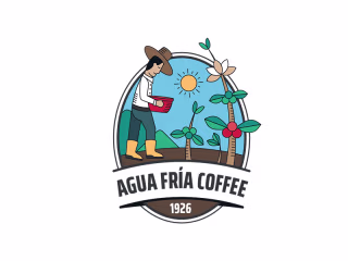 Agua Fría Coffee: Visual identity and branding design.