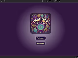 Quiz Game Created Using Buildship & Webflow