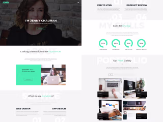 JENNY - Portfolio One Page Template