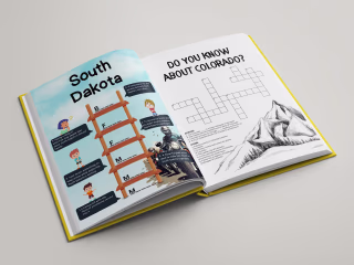 Innovative Puzzle Book Layout for Enhanced Activity Experience!