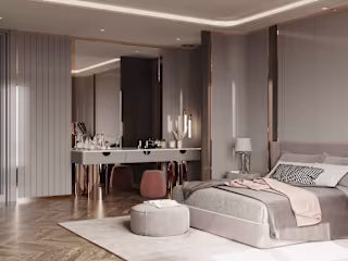 3D renders of interior spaces